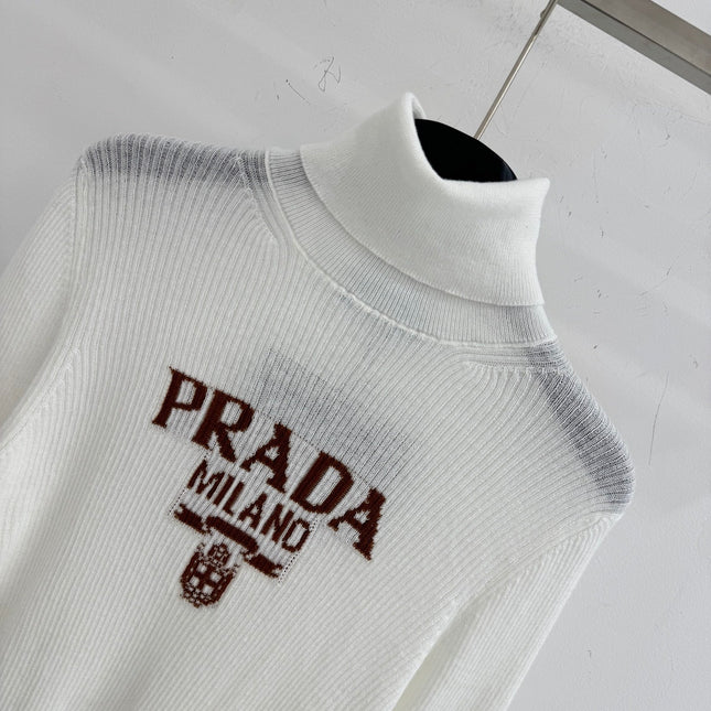 PRADA 25S SLIM-FIT KNITTED TURTLENECK SWEATER 297