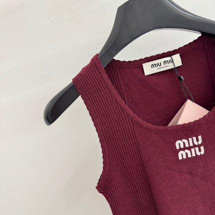MIUMIU 26S SLEEVELESS TOP STYLE 1092