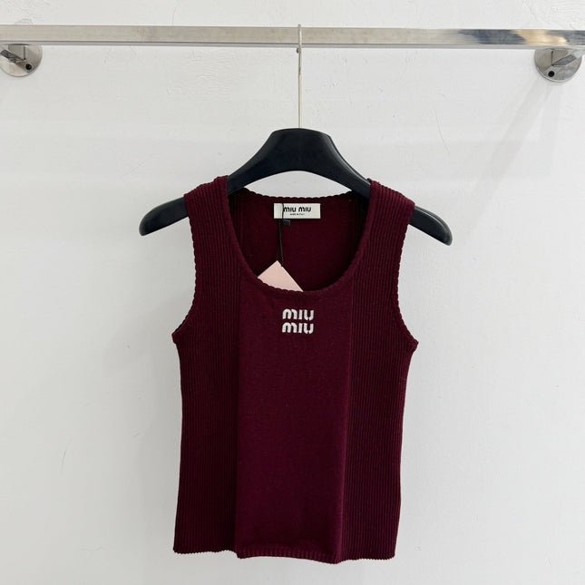 MIUMIU 26S SLEEVELESS TOP STYLE 1092