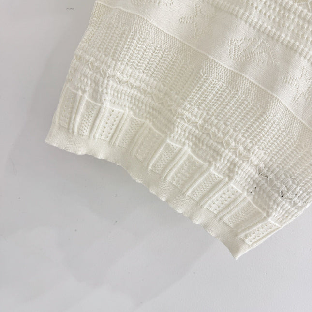 MIUMIU 26S SHORT-SLEEVED SWEATER STYLE 1074