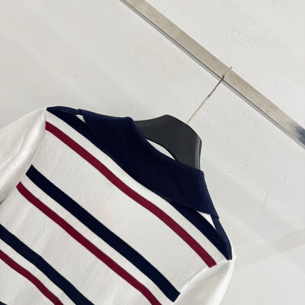 MIUMIU 26S SHORT-SLEEVED KNIT POLO SHIRT STYLE 1067
