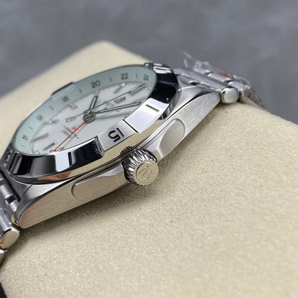 CHRONOMAT AUTOMATIC GMT 40 ALL STEEL WHITE DIAL