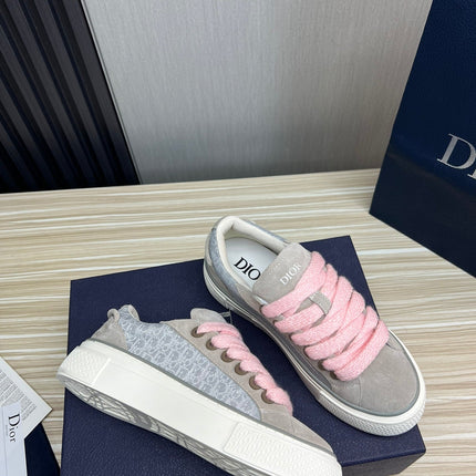 CD B33 SNEAKER GRAY SUEDE AND FABRIC