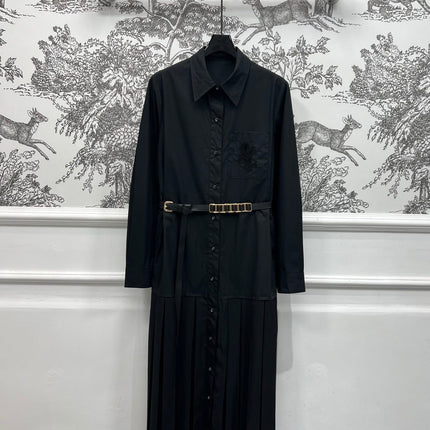 LV PLEATED DRESS 268730