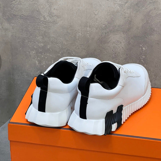 HM SNEAKERS WHITE AND GREY MESH AND H DETAIL SOLE