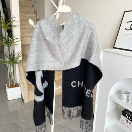 CHANEL 26S SCARF 200 IN CASHMERE 509404