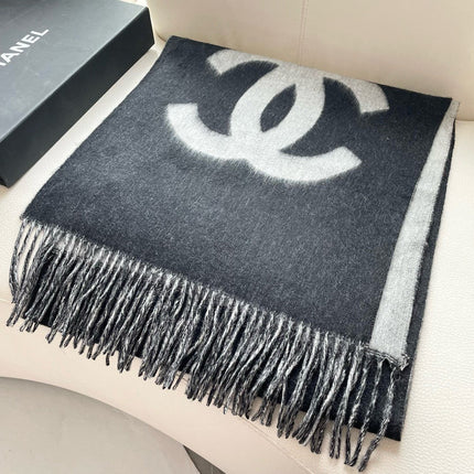 CHANEL 26S SCARF 200 IN CASHMERE 509404