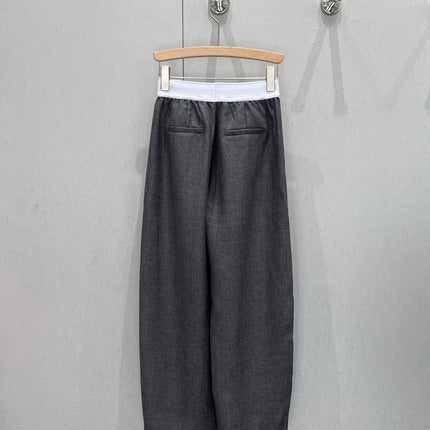 Loewe 25 Print Ribbed Waist Trousers Cotton