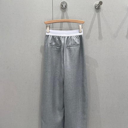 Loewe 25 Print Ribbed Waist Trousers Cotton