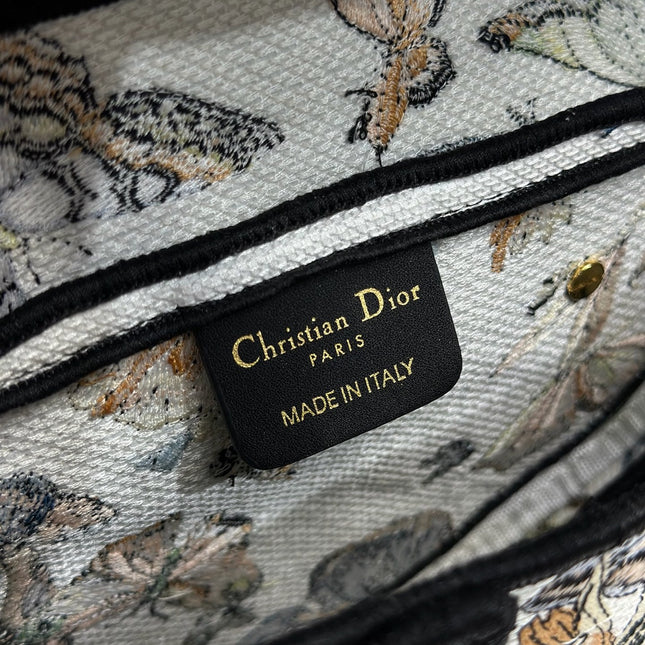 DIOR 26S SADDLE BAG 25 IN MUTICOLOR WOVEN FABRIC STYLE 3