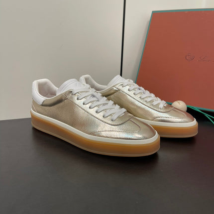 LP TENNIS WALK SNEAKERS LIGHT GOLD CALFSKIN