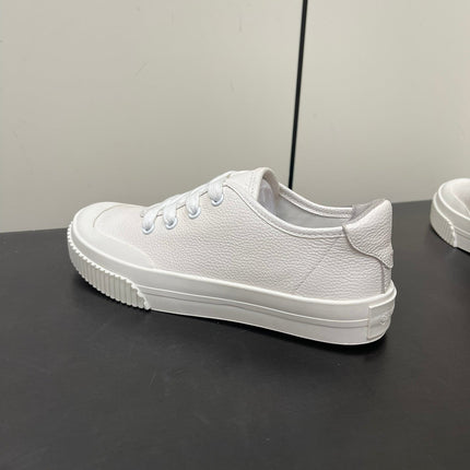 LP CLASSIC BISCUIT SNEAKERS WHITE CALFSKIN