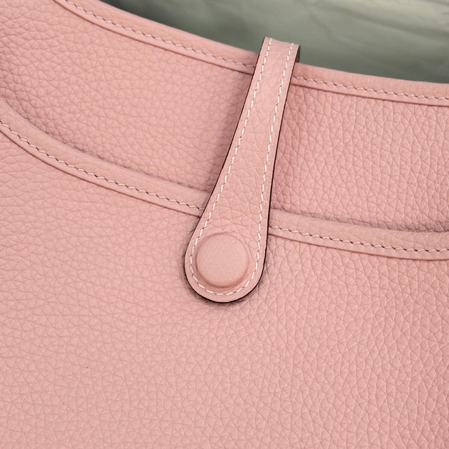 HM 26S EVELYNE BAG 23MM IN PINK GRAINED CALFSKIN