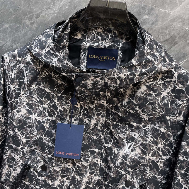 LV BLACK MIX WHITE MONOGRAM JACKET 239557