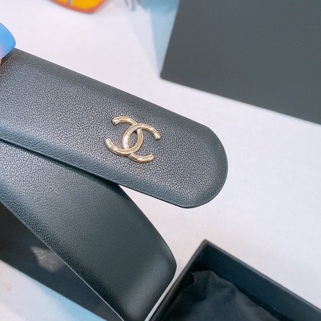 CHANEL 26S BELT 30 MM IN BLACK CALFSKIN 632138