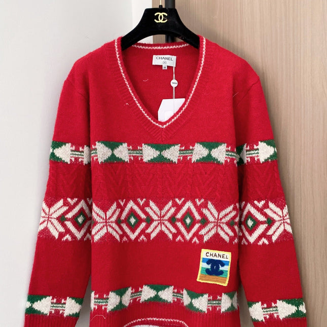 CHANEL 26S V-NECK SWEATER 855