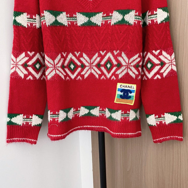CHANEL 26S V-NECK SWEATER 855