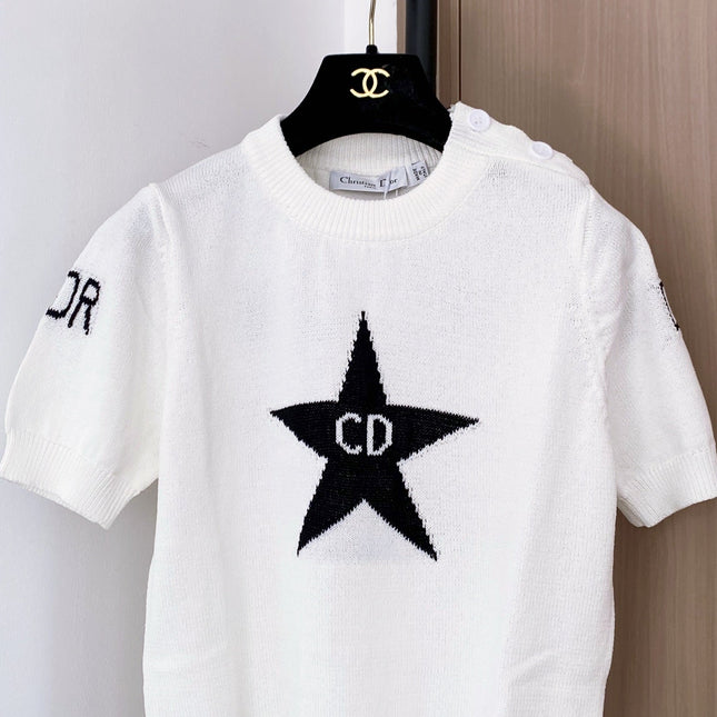 DIOR 26S SHORT SLEEVE KNIT SWEATER 984