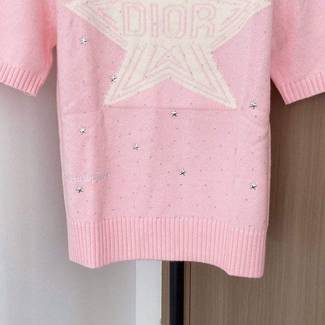 DIOR 26S SHORT SLEEVE KNIT SWEATER 986