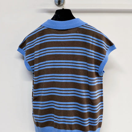 MIUMIU 26S COLLARED TANK TOP 1034