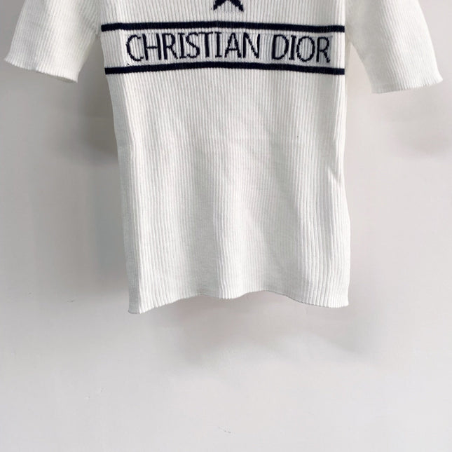 DIOR 26S SHORT-SLEEVE SWEATER 1196