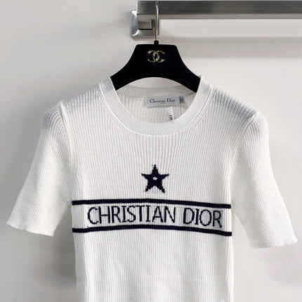DIOR 26S SHORT-SLEEVE SWEATER 1196