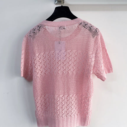 CELINE 26S KNIT SHORT SLEEVE TOP 212
