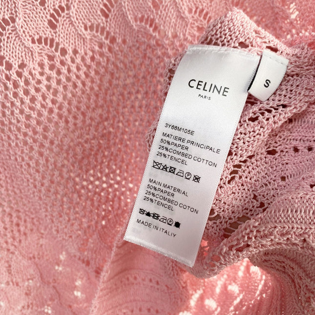 CELINE 26S KNIT SHORT SLEEVE TOP 212