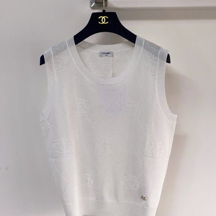 CHANEL 26S KNIT TANK TOP STYLE 1093