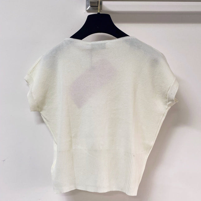 MIUMIU 26S SHORT-SLEEVED SWEATER STYLE 1144