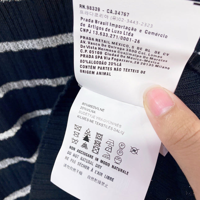 MIUMIU 26S SHORT-SLEEVED SWEATER STYLE 1127