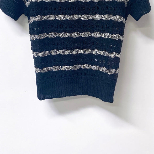 MIUMIU 26S SHORT-SLEEVED SWEATER STYLE 1046