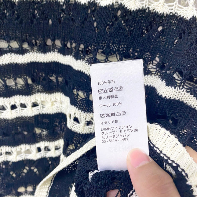 CELINE 26S SHORT-SLEEVE KNIT TOP 487