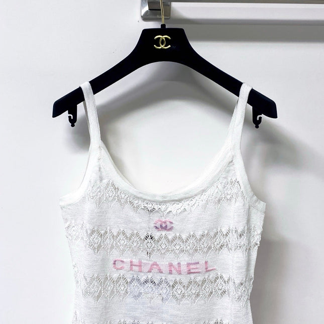 CHANEL 26S SPAGHETTI STRAP TOP STYLE 1204