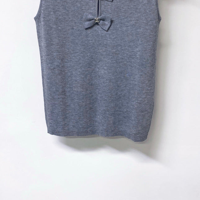 CHANEL 26S KNIT SLEEVELESS TOP STYLE 1208
