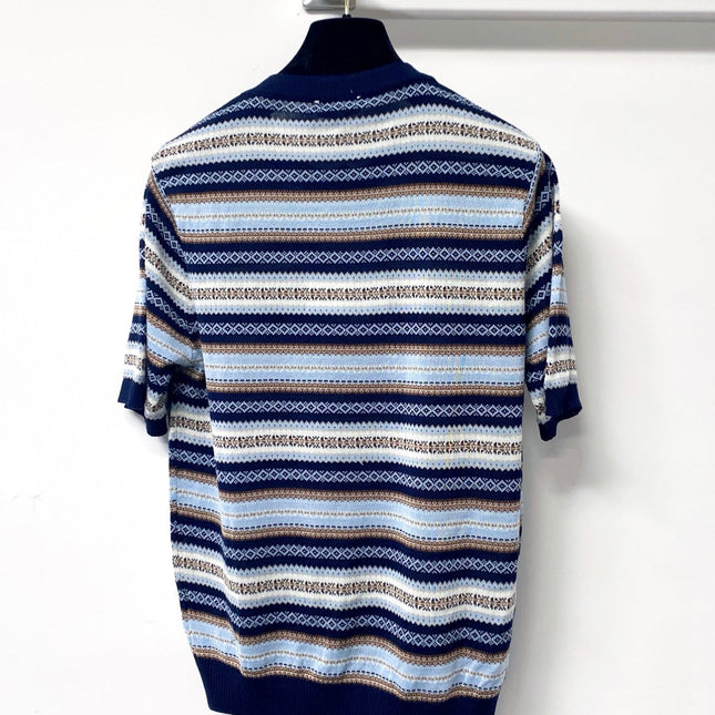 CHANEL 26S SHORT-SLEEVED KNIT SHIRT STYLE 1182