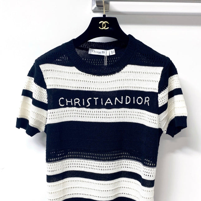 DIOR 26S SHORT-SLEEVED SWEATER 1288