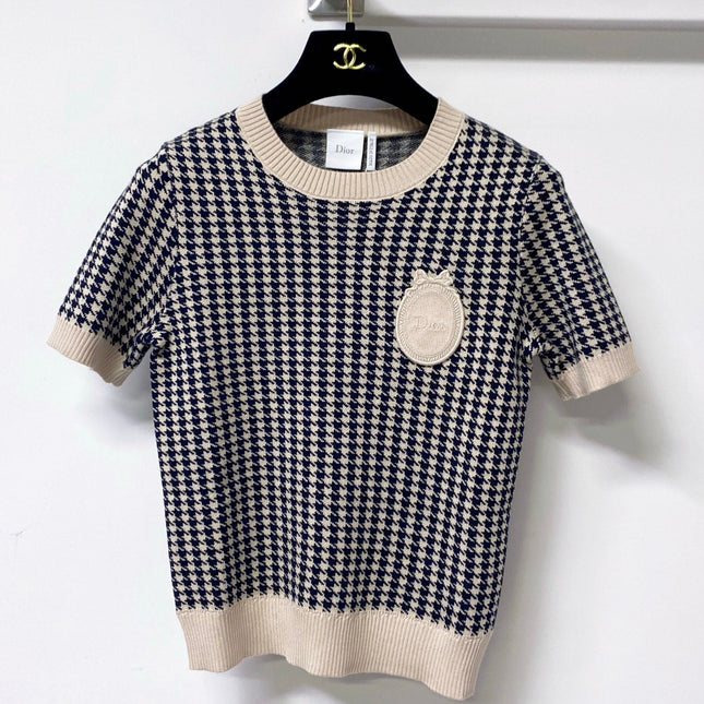DIOR 26S SHORT-SLEEVED SWEATER 1263