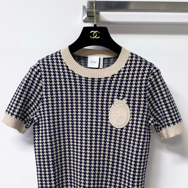 DIOR 26S SHORT-SLEEVED SWEATER 1263
