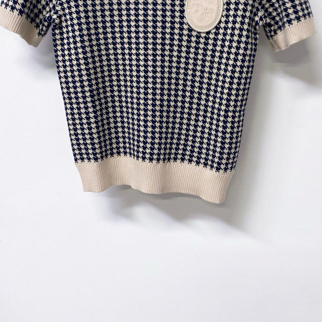 DIOR 26S SHORT-SLEEVED SWEATER 1263