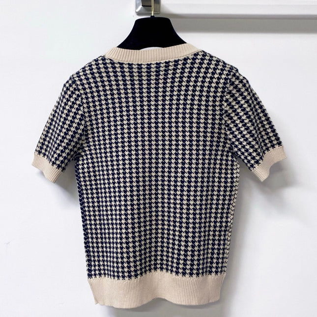DIOR 26S SHORT-SLEEVED SWEATER 1263