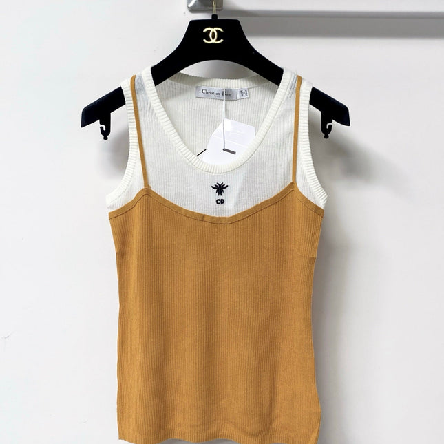 DIOR 26S KNIT SLEEVELESS TOP 1267