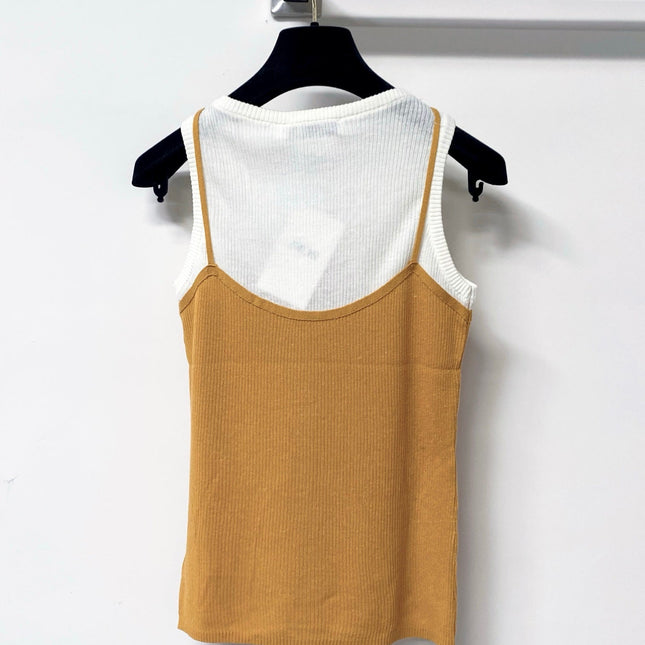 DIOR 26S KNIT SLEEVELESS TOP 1267