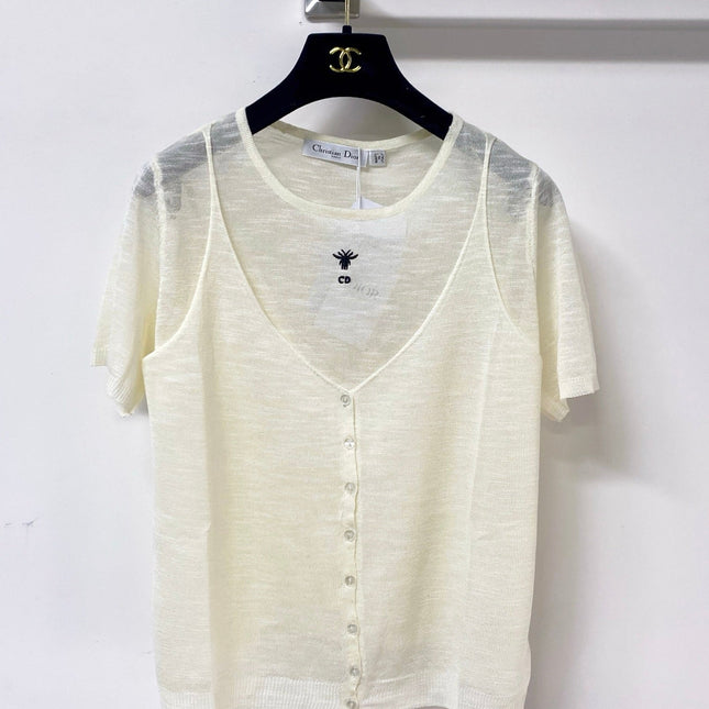 DIOR 26S SHORT-SLEEVED SWEATER 1247