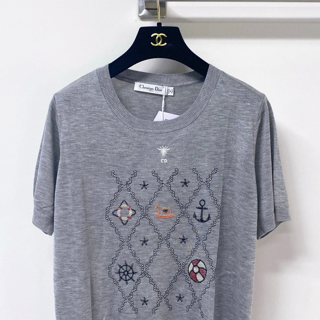 DIOR 26S SHORT-SLEEVED SWEATER 1249