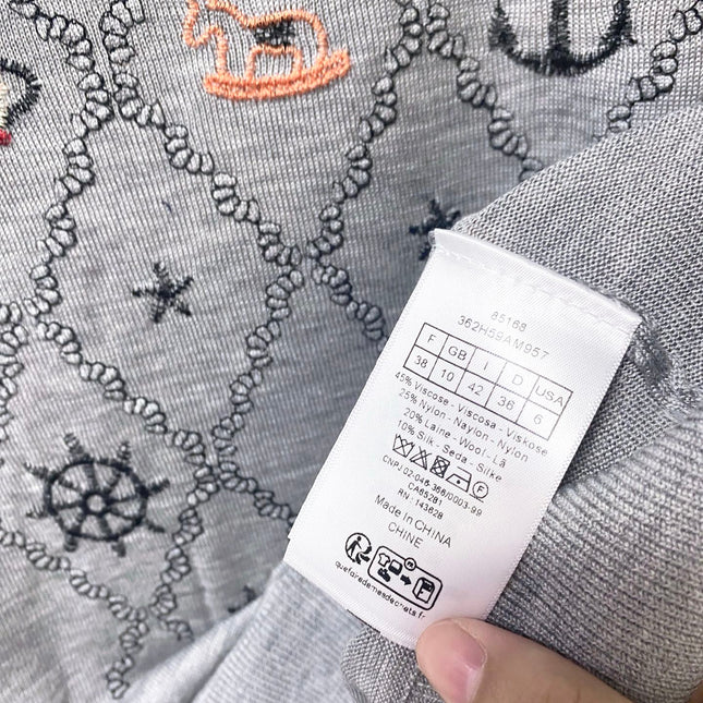 DIOR 26S SHORT-SLEEVED SWEATER 1249