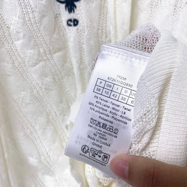DIOR 26S SHORT-SLEEVED SWEATER 1250