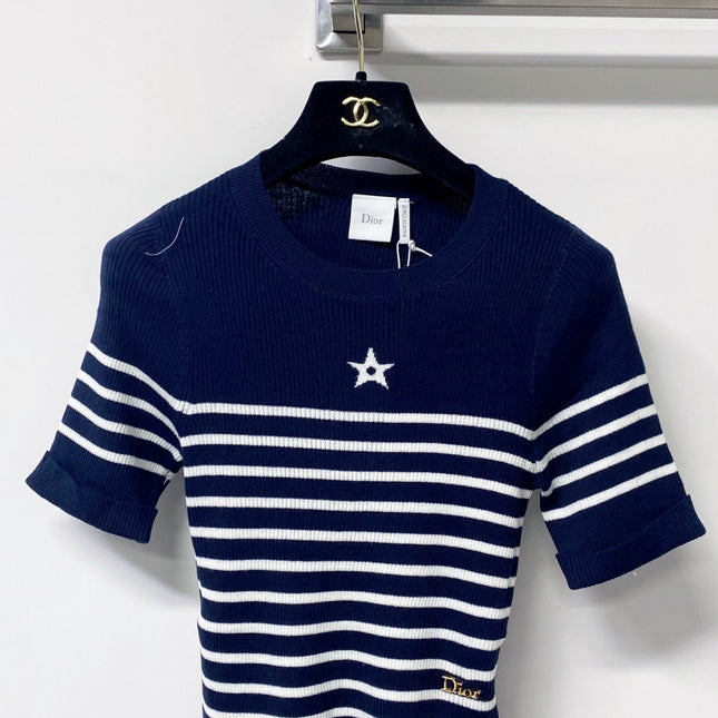 DIOR 26S SHORT-SLEEVED SWEATER 1242