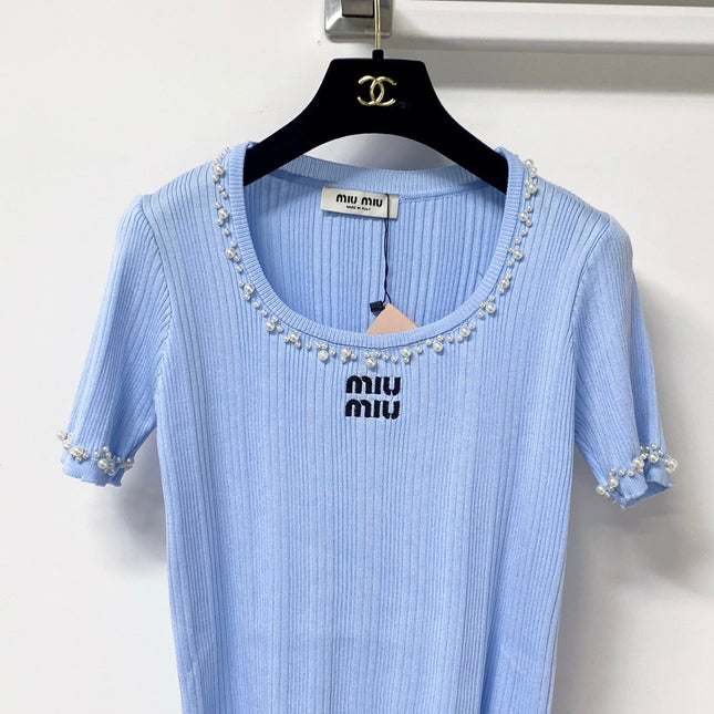 MIUMIU 26S SHORT SLEEVE T-SHIRT 1246