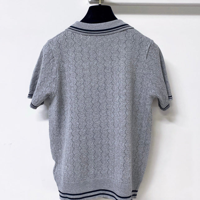 MIUMIU 26S KNIT POLO TOP 1248